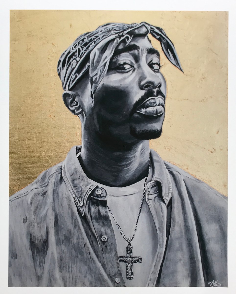 Tupac Print (signed) | Victoria Karran Art