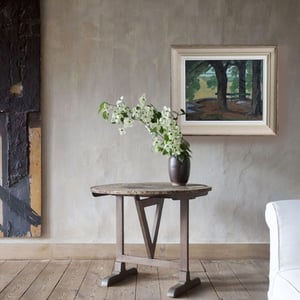 Image of Mid-century Painting, 'Paris Park.'