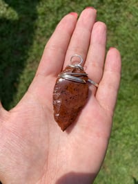 Mahogany Obsidian arrowhead