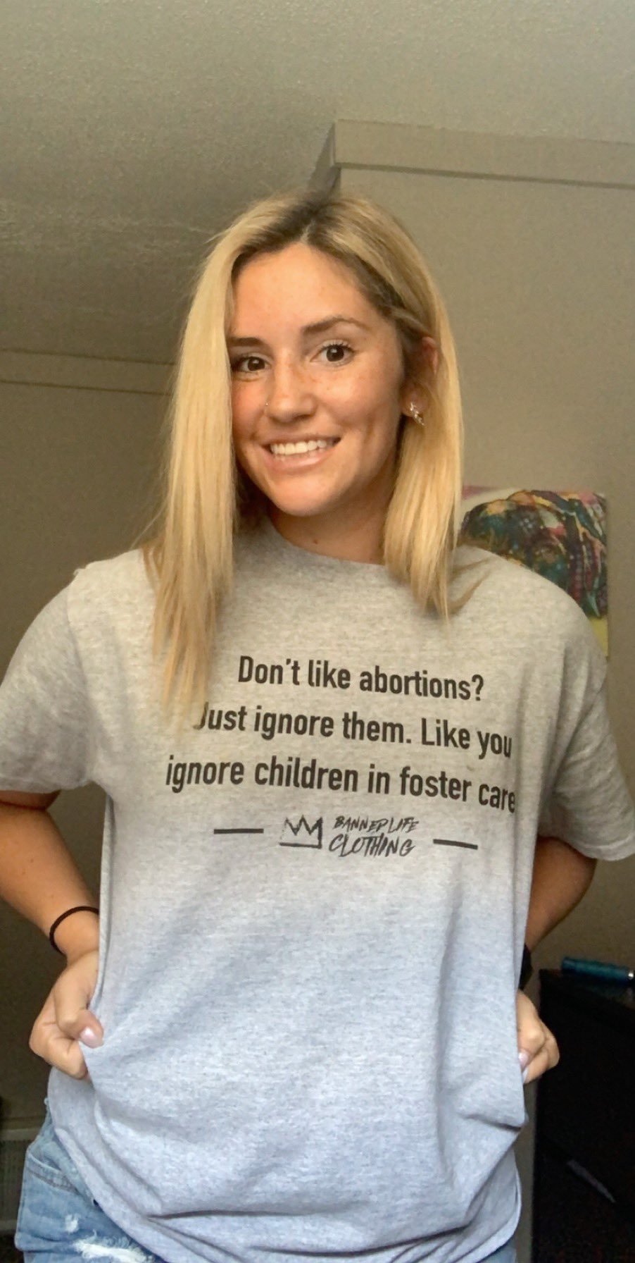 Don’t like abortions? Just ignore them like you ignore children in foster care. 