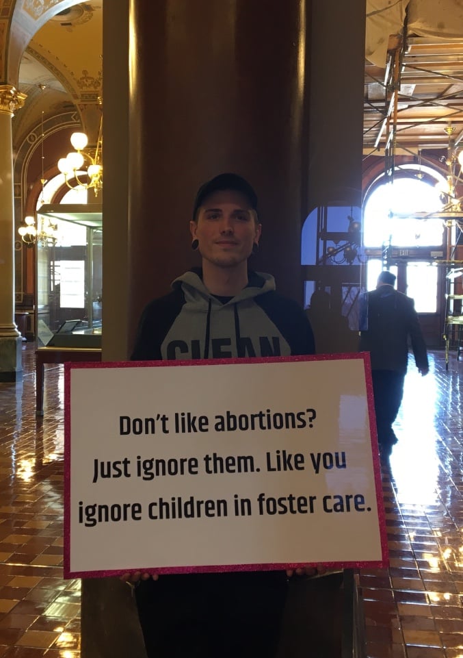 Don’t like abortions? Just ignore them like you ignore children in foster care. 