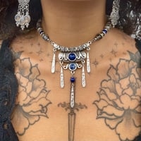 Image 3 of LAPIS LAZULI CRYSTAL AMULET 