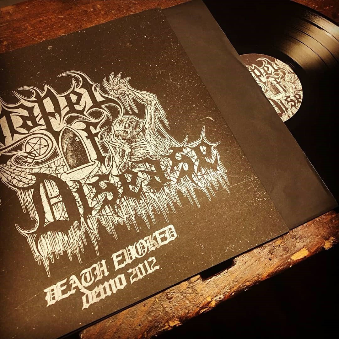 Image of Death Evoked Demo 2012 Vinyl