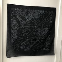 Image 5 of Sleeping Cat/Skeleton Bandana 