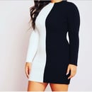 Image of “Two Toned” Sweater dress