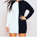 Image of “Two Toned” Sweater dress