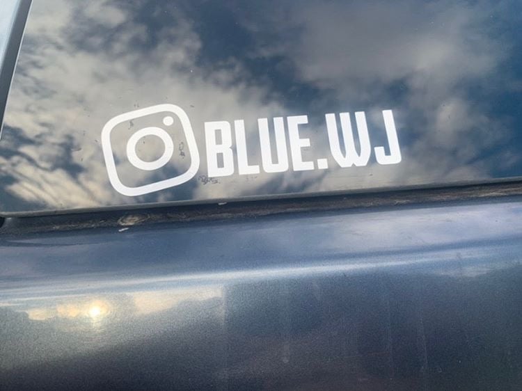 Image of Instagram Handle Decal