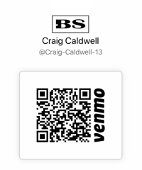 DONATIONS OR Venmo payment or use    @Craig-Caldwell-13