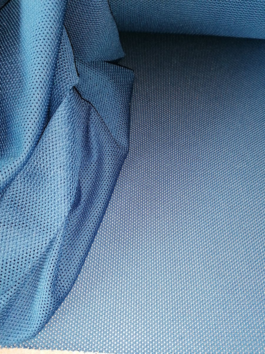 Coolmax Lining mesh, Mid Blue TOUGH FABRICS
