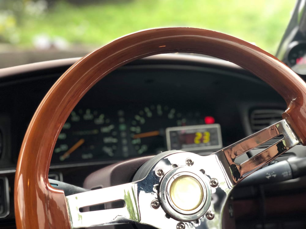 Image of Unknown Manufacturer Wood Steering Wheel