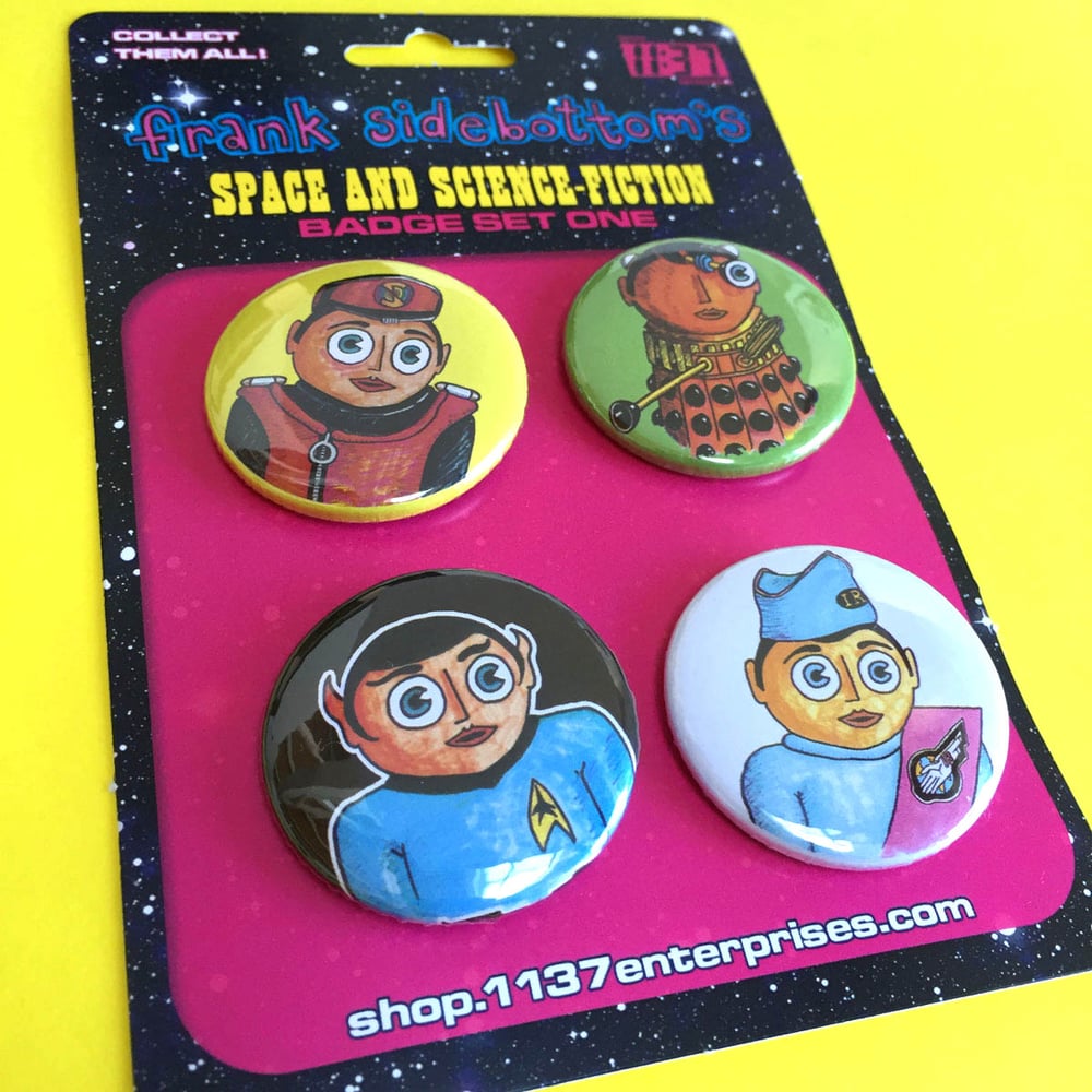Image of Space and Science Fiction Badge Set 1