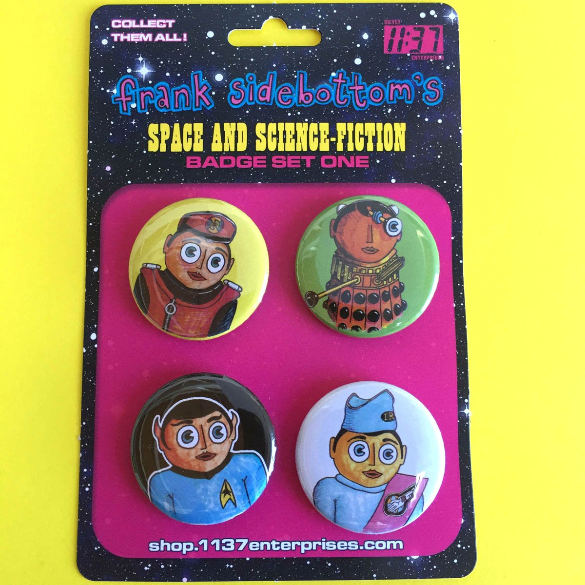 Image of Space and Science Fiction Badge Set 1