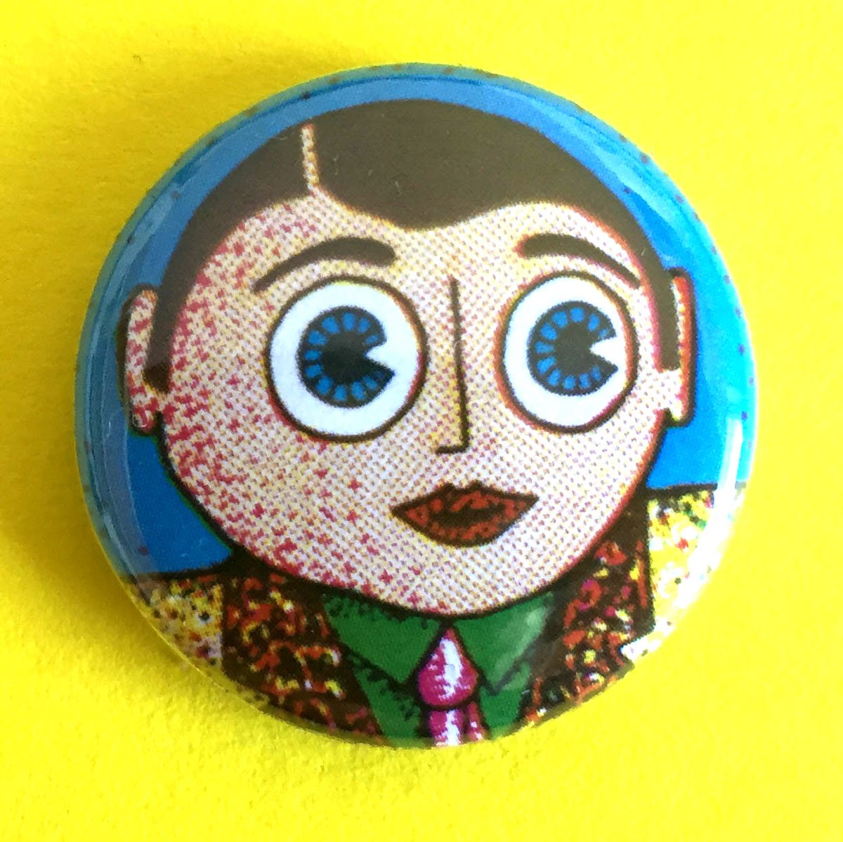 Image of Showbiz Frank 25mm badge