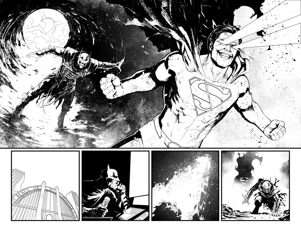 Image of BATMAN/SUPERMAN #3 p.02-03 ARTIST'S PROOF