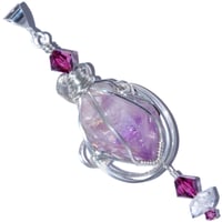 Image 1 of Amethyst Scepter Extraterrestrial Crystal Pendant 