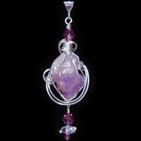 Image 2 of Amethyst Scepter Extraterrestrial Crystal Pendant 