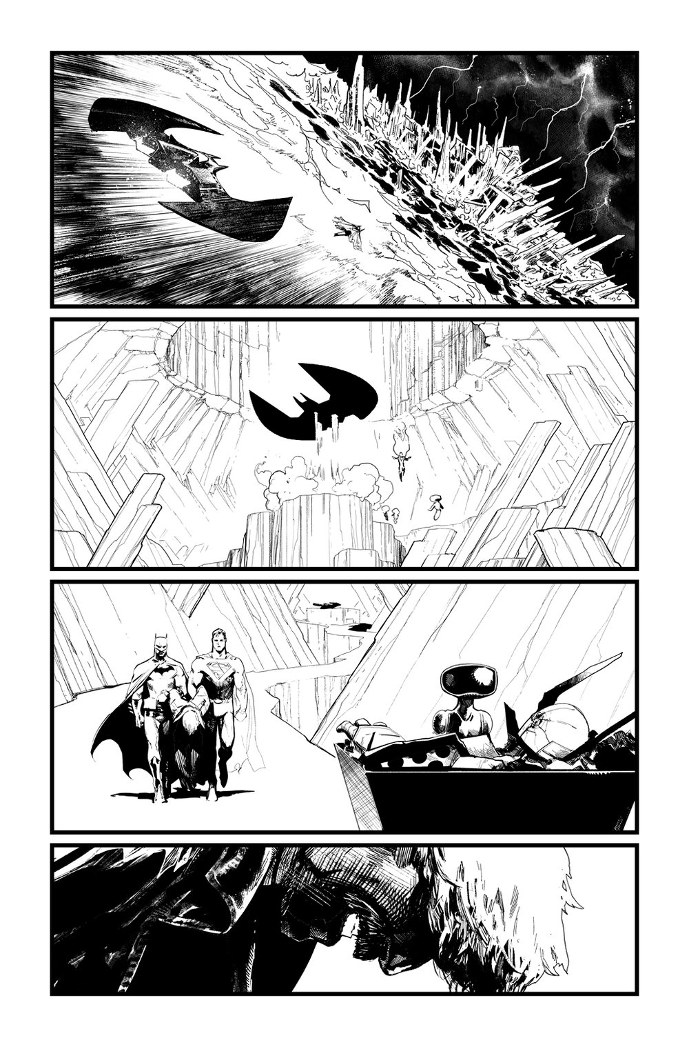 Image of BATMAN/SUPERMAN #3 p.18 ARTIST'S PROOF
