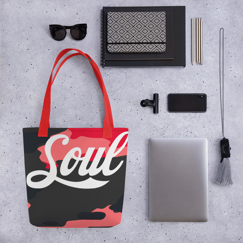 Soul Camo Record Totes (Green & Red)