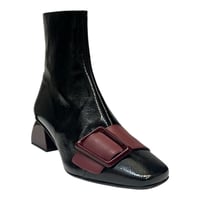 Image 3 of Di Chenzo 6004 BLACK PATENT/BORDO