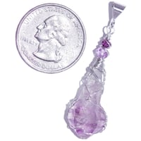 Image 3 of Amethyst Scepter Crystal Handmade Pendant