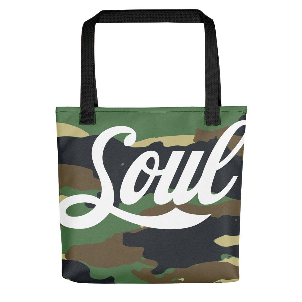 Soul Camo Record Totes (Green & Red)