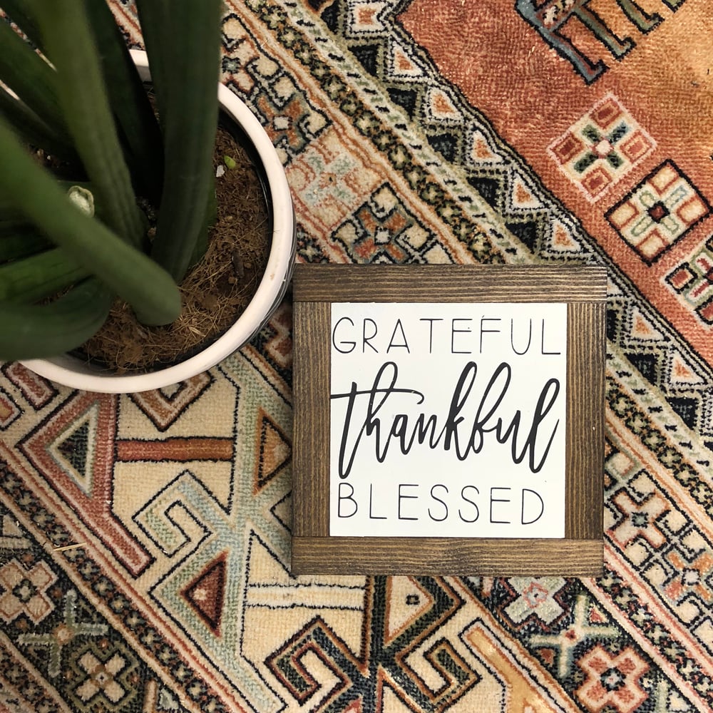 Image of Grateful, Thankful, Blessed small