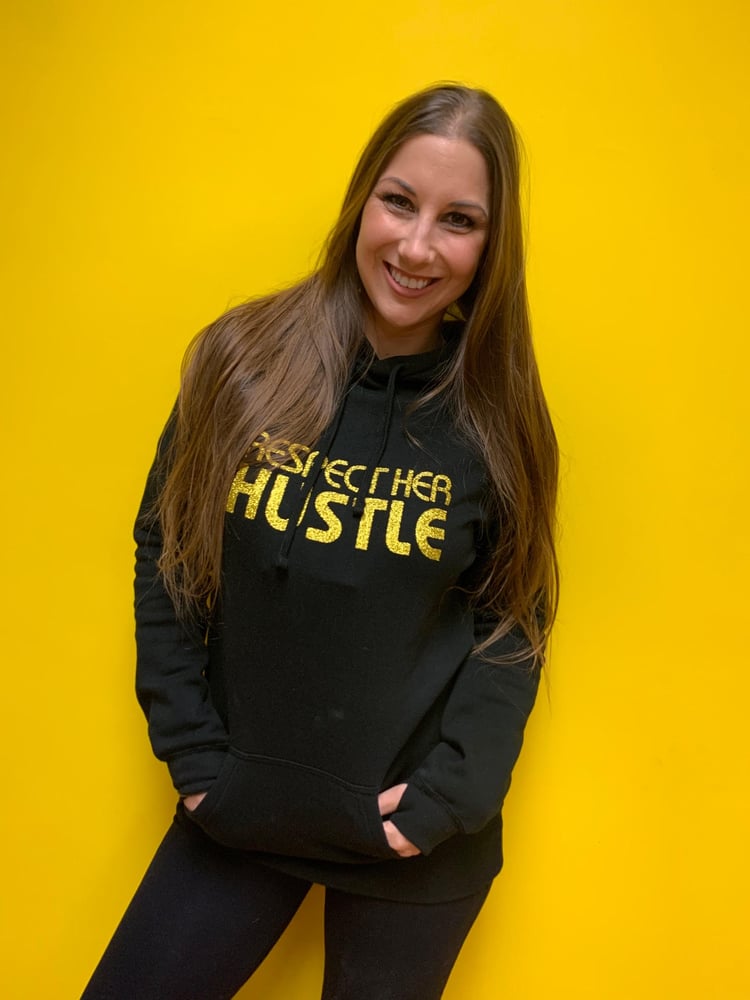 Image of NEW!  Respect Her Hustle Hoodie Dress