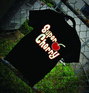 Image of Super Cherry T Mens Black