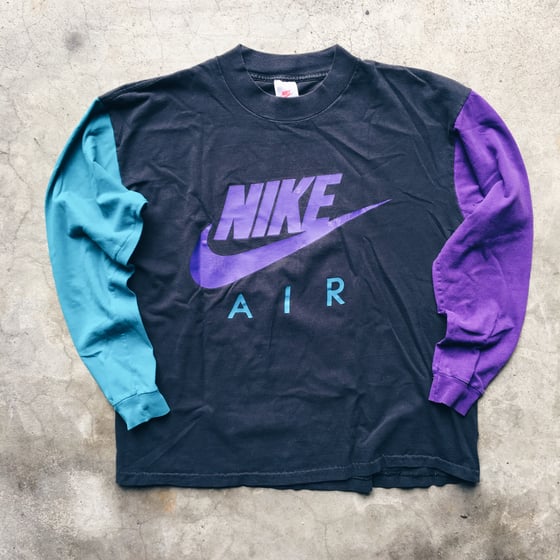 Image of Original Late 80’s Nike Air Tri Color L/S Tee.