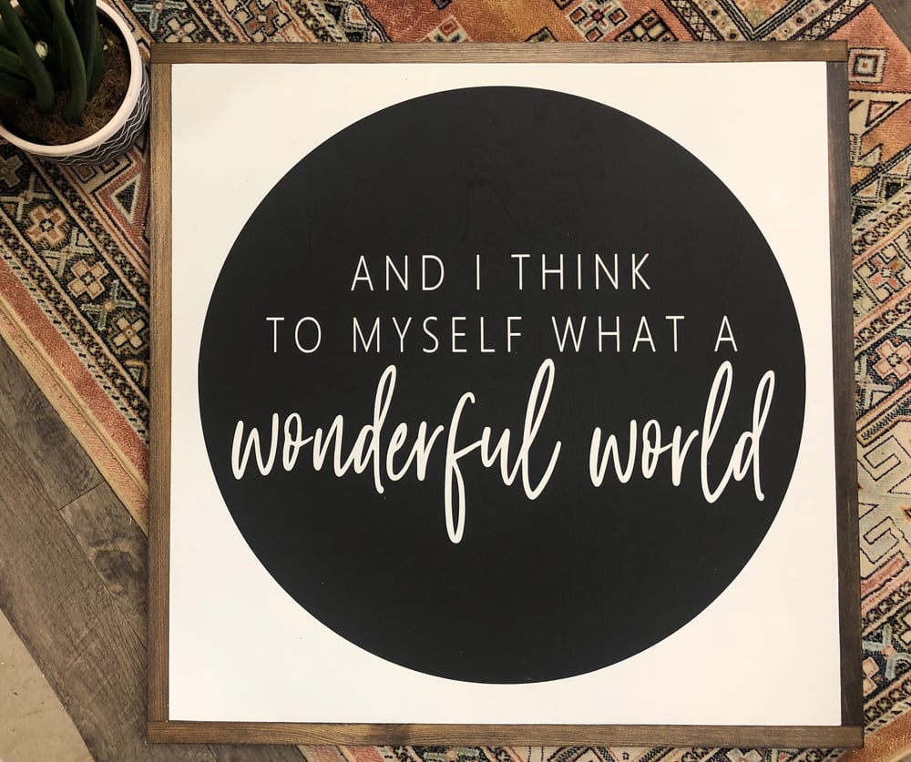 Image of What A Wonderful World