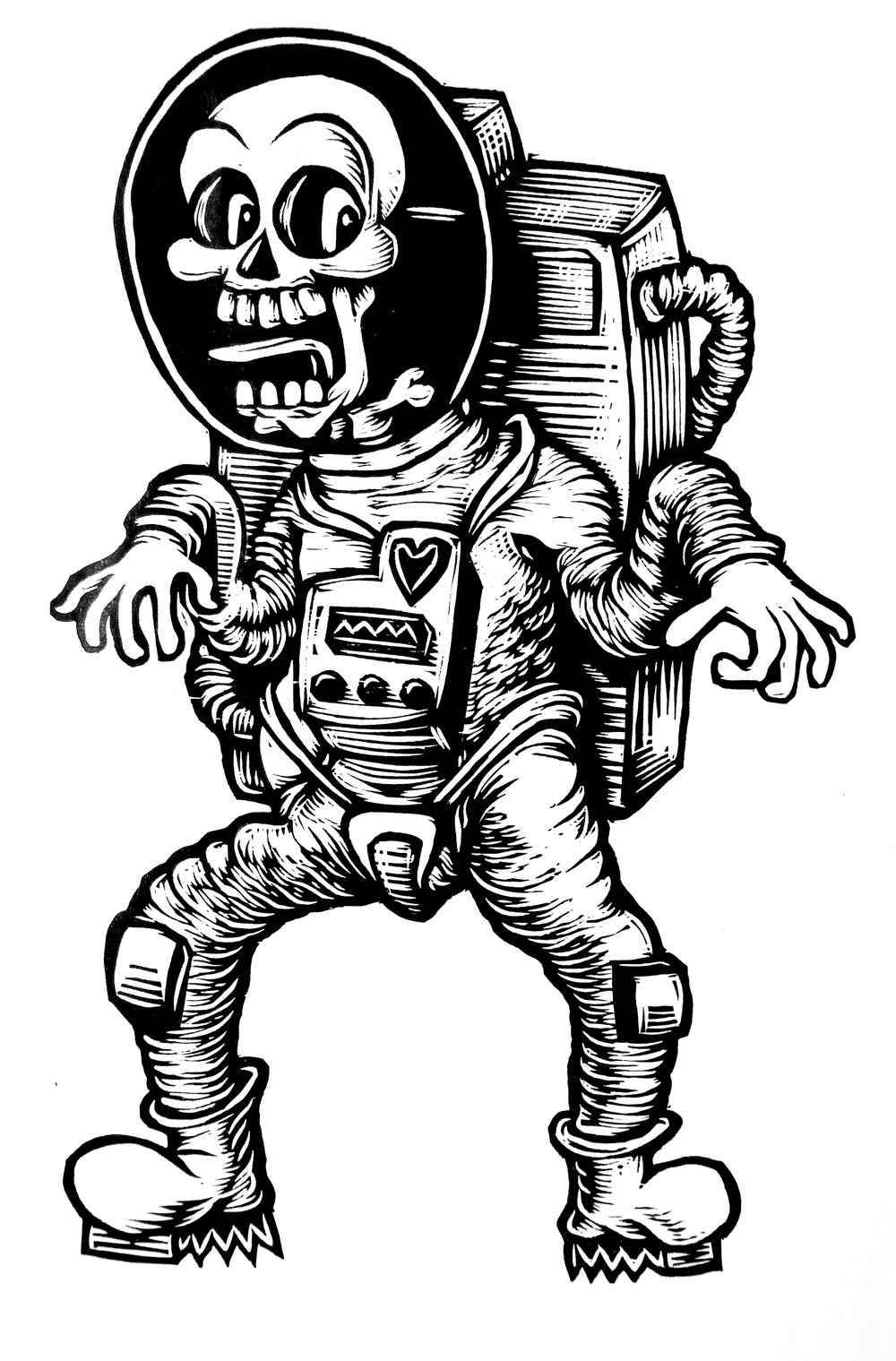 Dead Astronaut T-shirt (A2) **FREE SHIPPING**