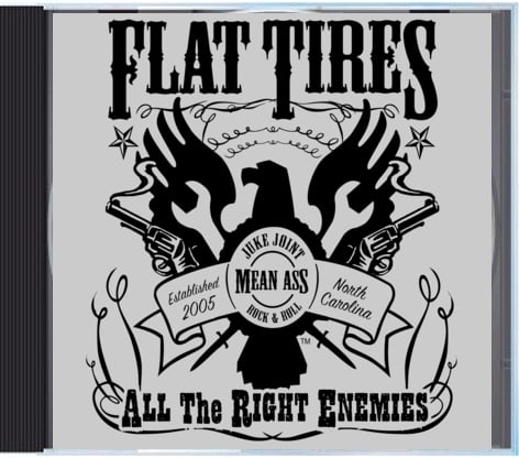 Image of Flat Tires "All The Right Enemies" CD