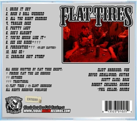 Image of Flat Tires "All The Right Enemies" CD