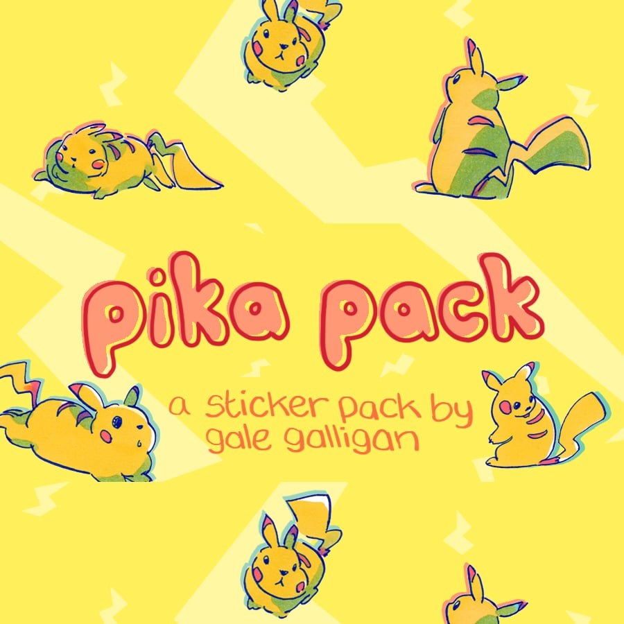 Image of Sticker Set - Pika Pack