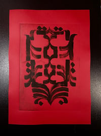 Image 1 of Monotype On Red 1 