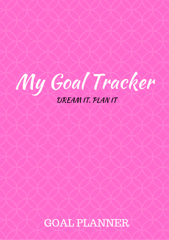 Image of PINK GOAL TRACKER PLANNER