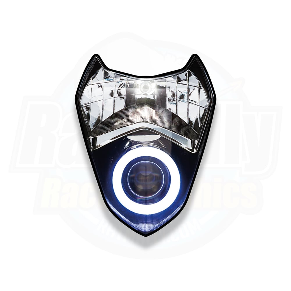 Image of Headlight Stickers to fit: Suzuki GSX-R 1000 K3 K4