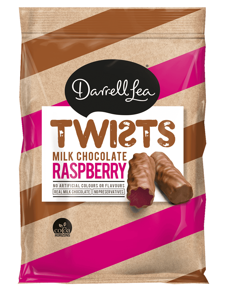 Image of Twists Raspberry Milk Chocolate Coated 200G
