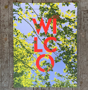 Image of Wilco Irving TX 2019 poster