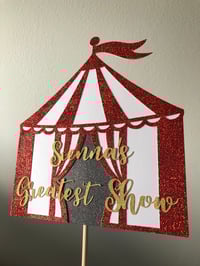 Image 4 of Glitter Card Cake Toppers