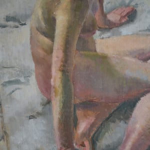 Image of 'Nude on a Mattress,' Philippa Maynard Romer ( 1929-2010)