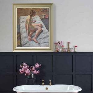 Image of 'Nude on a Mattress,' Philippa Maynard Romer ( 1929-2010)