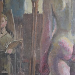 Image of 'Standing Nude,' Philippa Maynard Romer (1929-2010) 