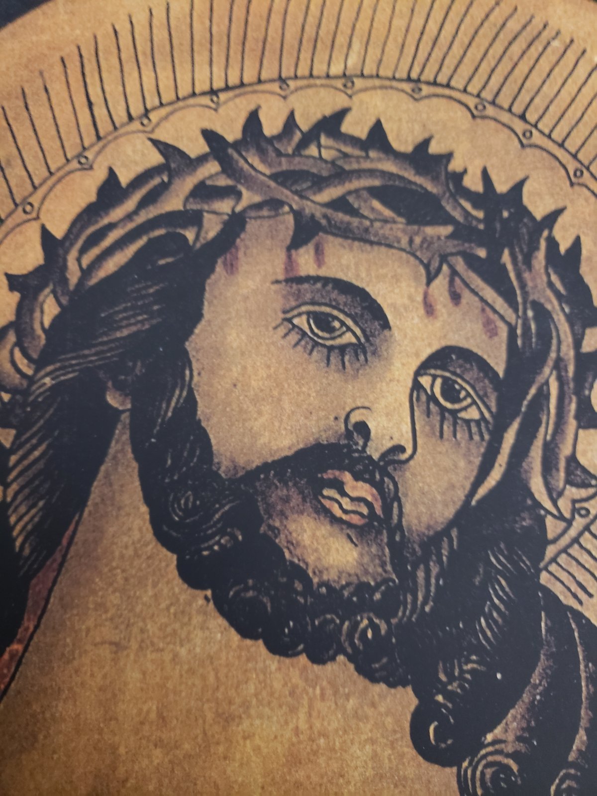 Jesus tattoo by Tomasz Tofi Torfinski | Post 3257