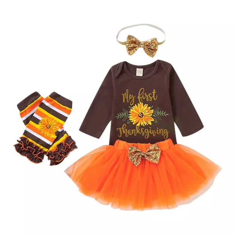 Girl first clearance thanksgiving outfit