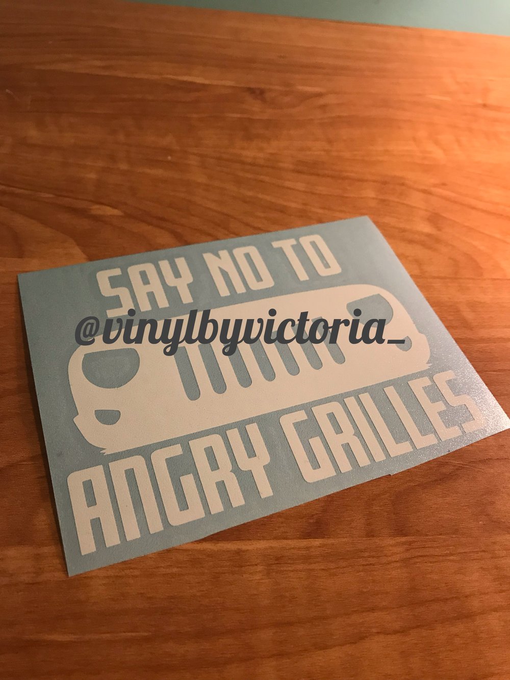 Image of Say No To Angry Grilles 