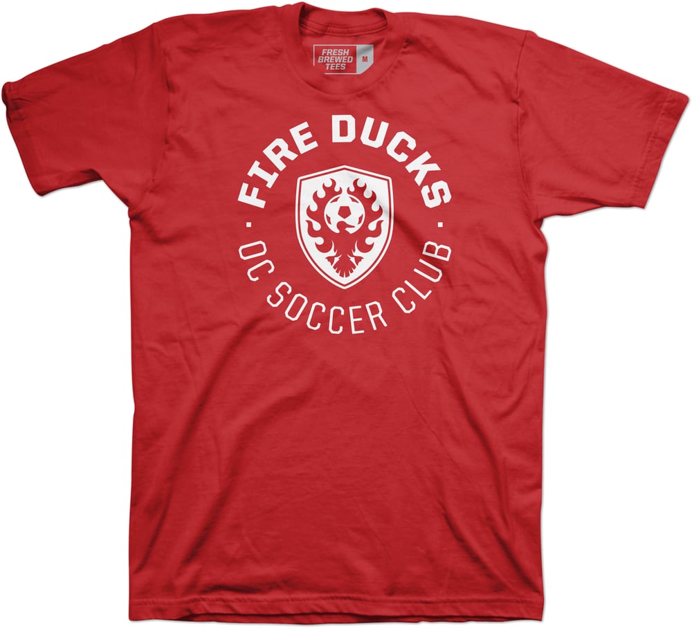 Image of Fire Ducks Adult & Ladies T-shirt