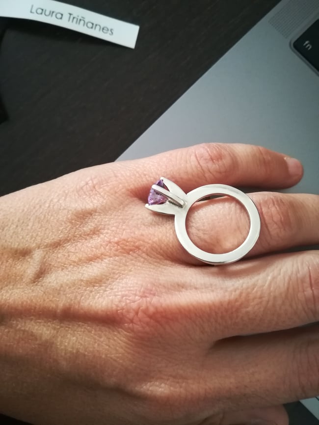 Anillo Sí, quiero plano