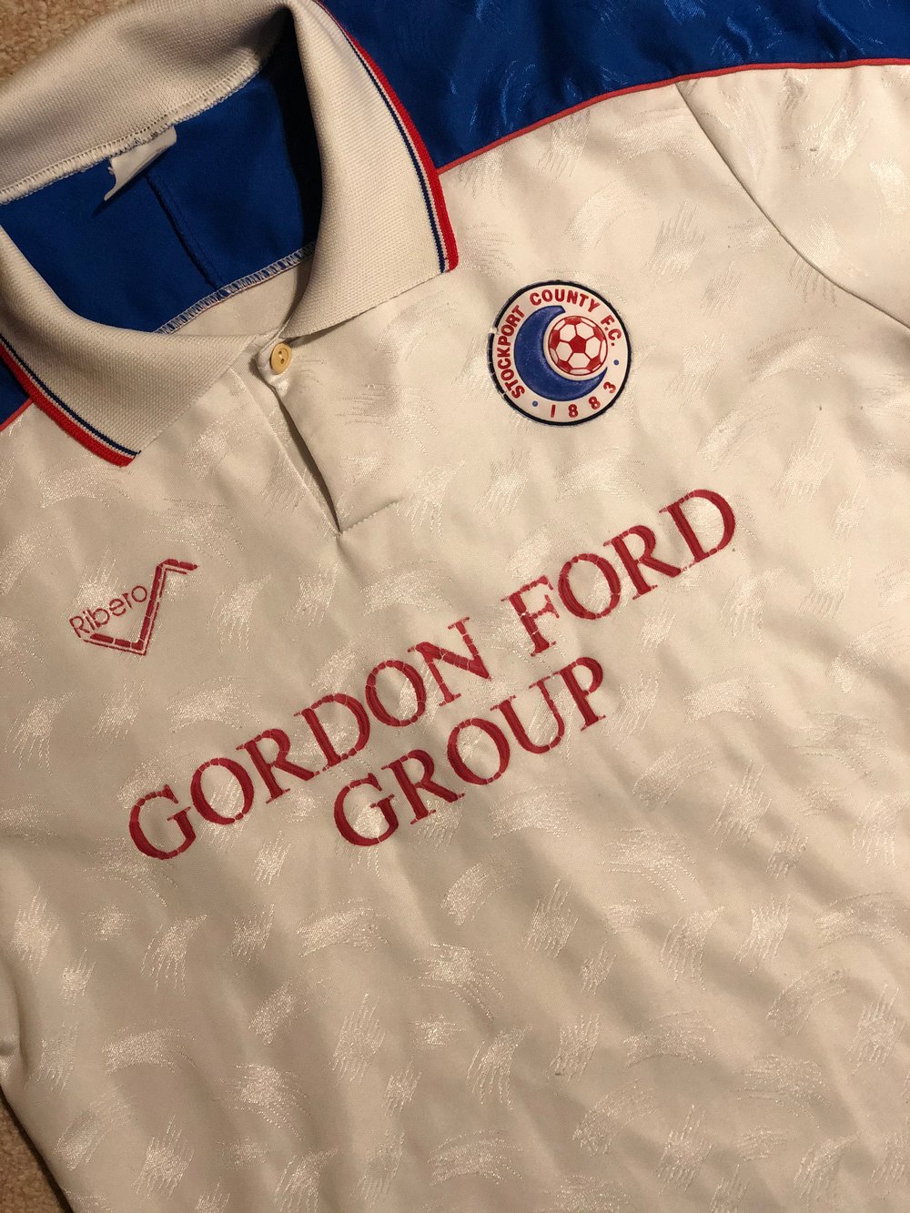 Replica 1990/91 Ribero Gordon Ford Home Shirt