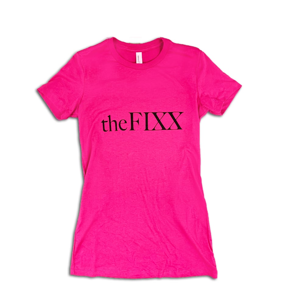 Image of The FIXX 2019 Tour Tee - Ladies Pink